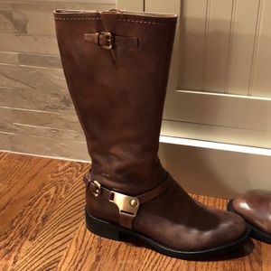 Ecco brown leather boots